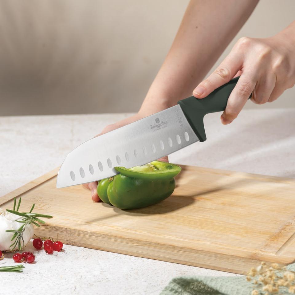Knife Set | 4 pcs Matt Green Berlinger Haus BH3139