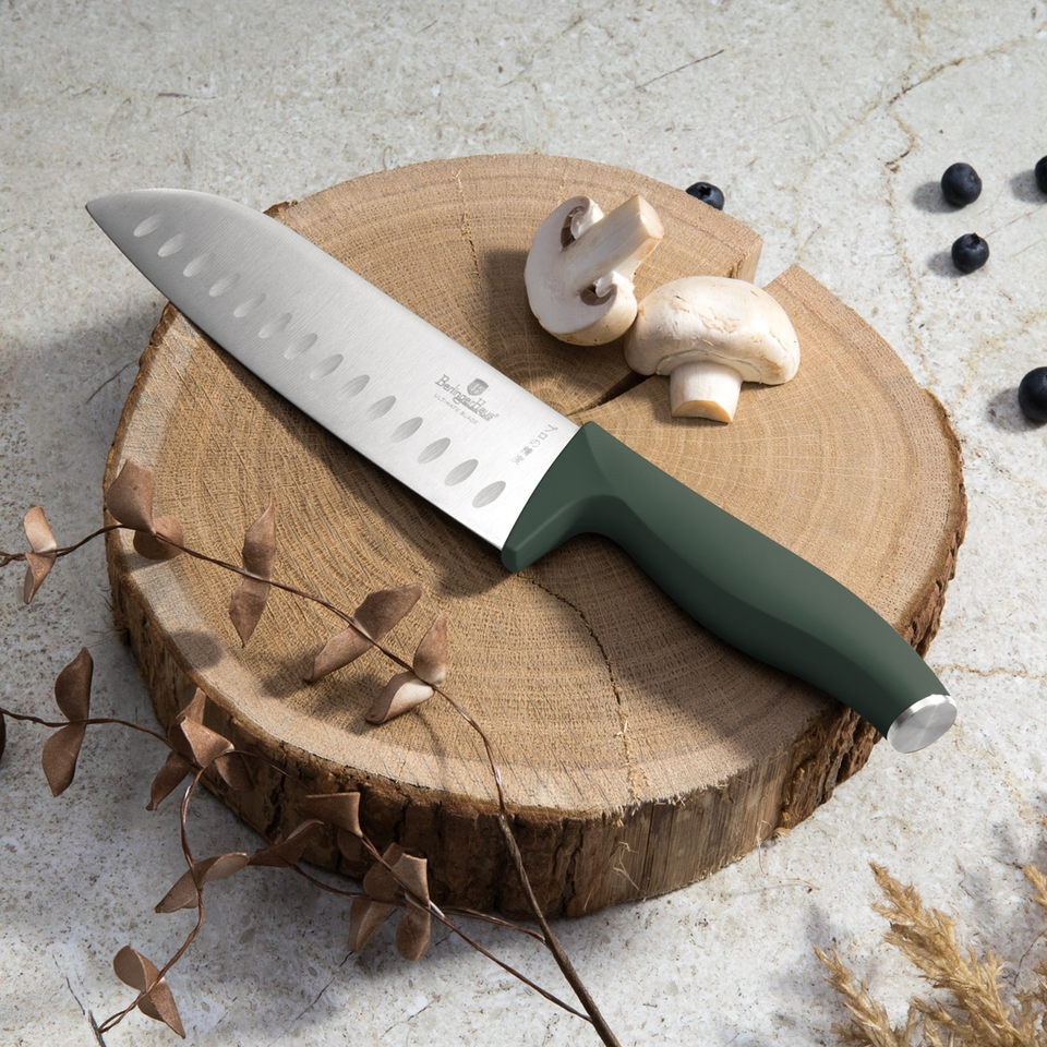 Knife Set | 4 pcs Matt Green Berlinger Haus BH3139
