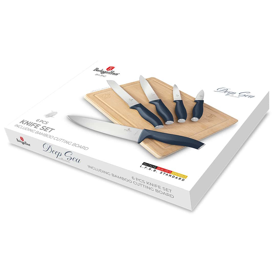 Knife Set with Bamboo Board | Berlinger Haus BH3142