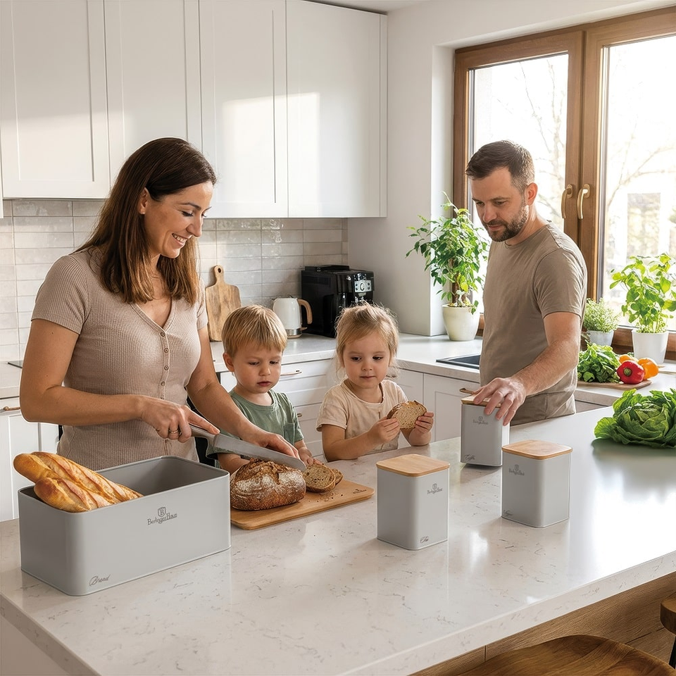 Bread Box & Canister Set | Sahara Berlinger Haus BH8901