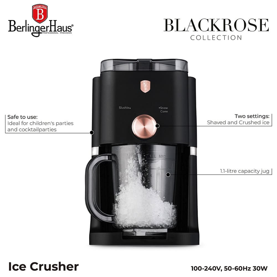 Ice Crusher | Slushie Snow Cone Maker Berlinger Haus BH9929