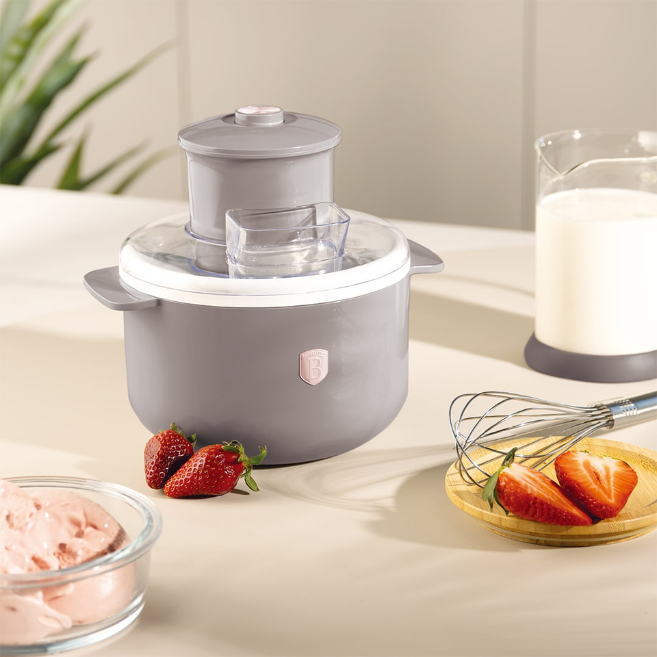 Berlinger Haus BH9953 Ice Cream Maker 1.1L Taupe – Homemade Frozen Desserts