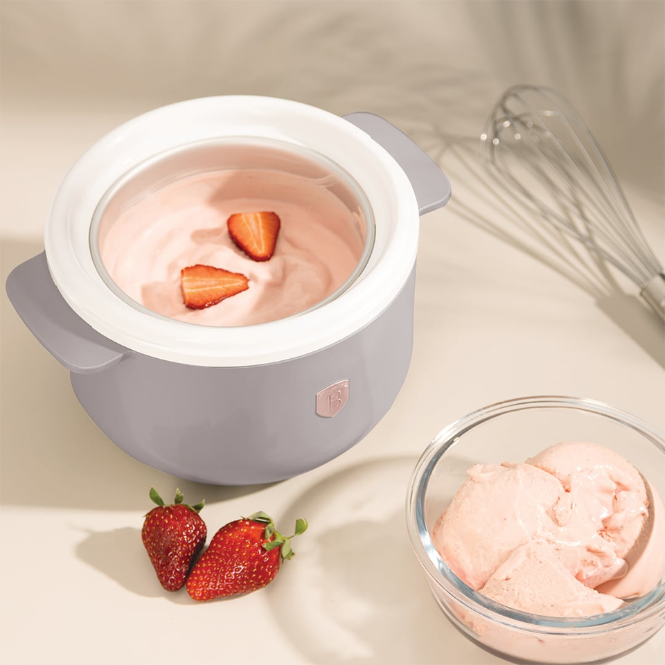 Berlinger Haus BH9953 Ice Cream Maker 1.1L Taupe – Homemade Frozen Desserts