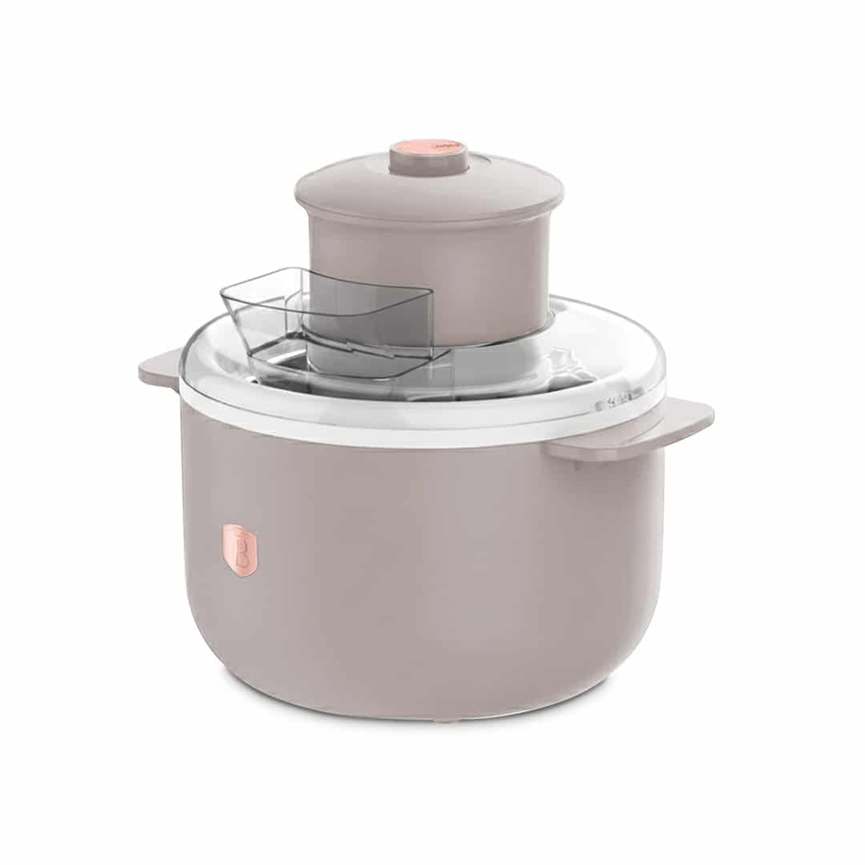 Berlinger Haus BH9953 Ice Cream Maker 1.1L Taupe – Homemade Frozen Desserts