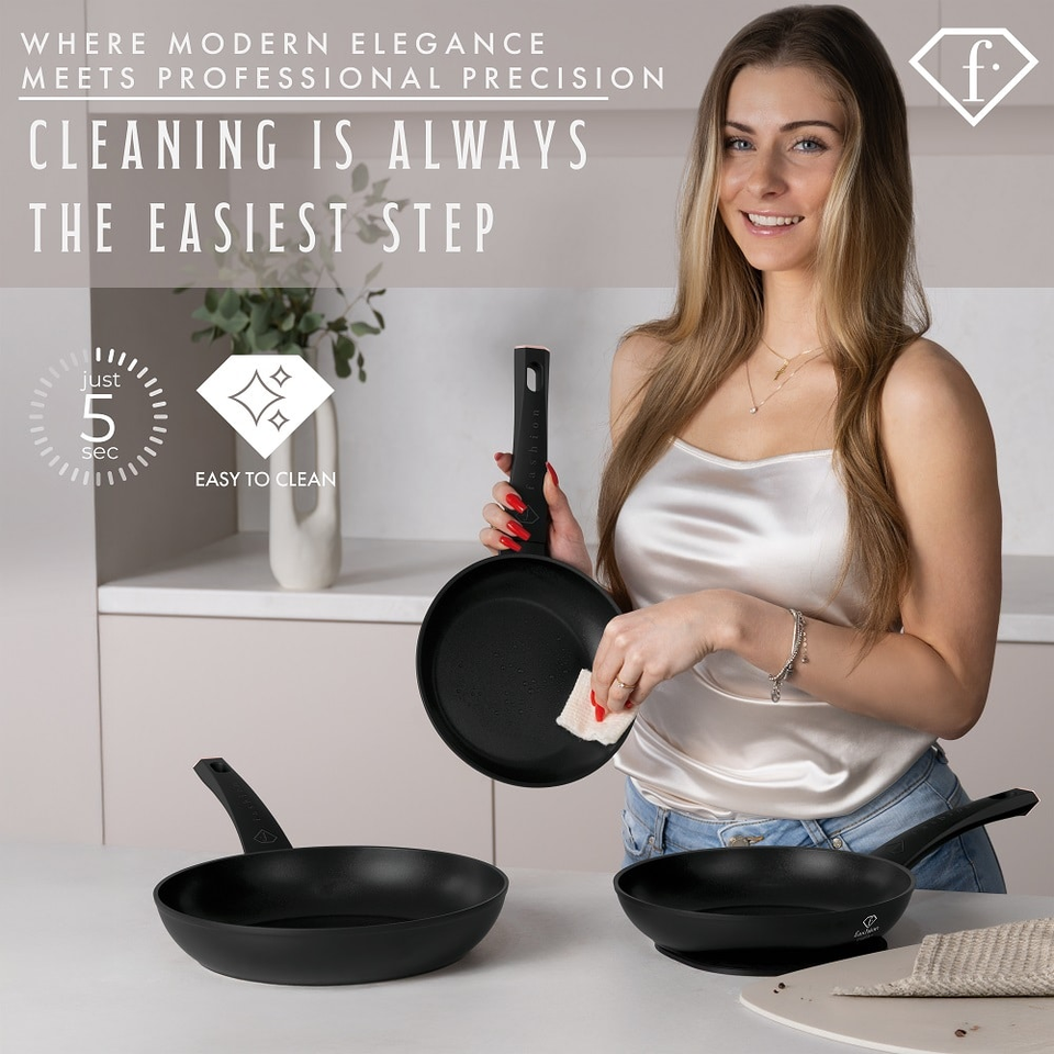4 pcs Frypan Set Fashion by Berlinger Haus FTV0044