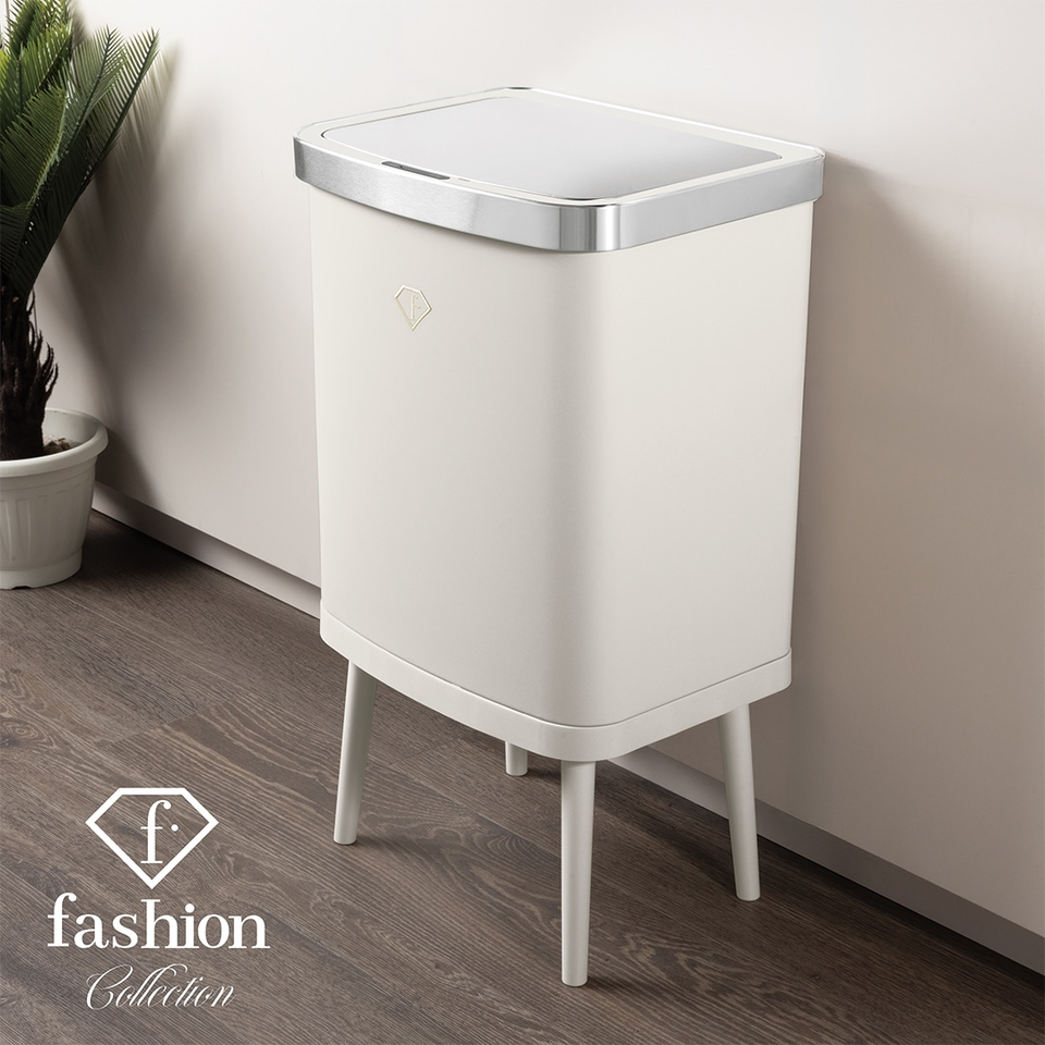 Sensor Bin 30L Cream Fashion by Berlinger Haus FTV0154