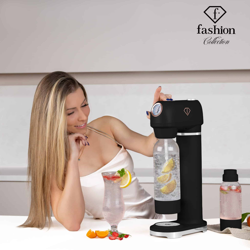 Soda Maker Black Rose Fashion by Berlinger Haus FTV0129