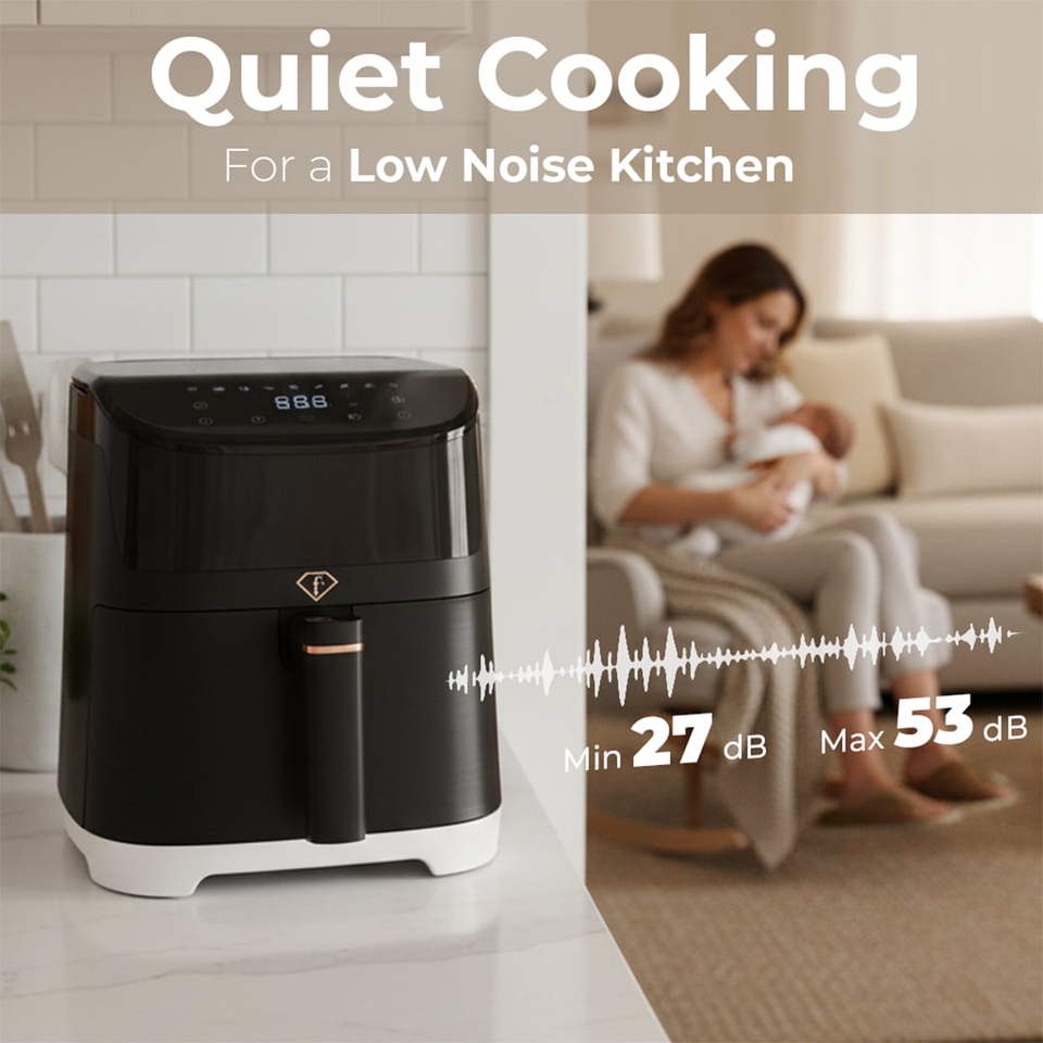 Air Fryer 6L Rose Gold Fashion by Berlinger Haus FTV0183