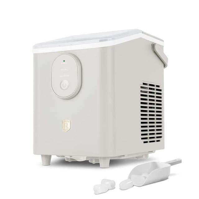 Berlinger Haus BH9941 Ice Cube Maker Cream – 12kg Ice Production in 24 Hours