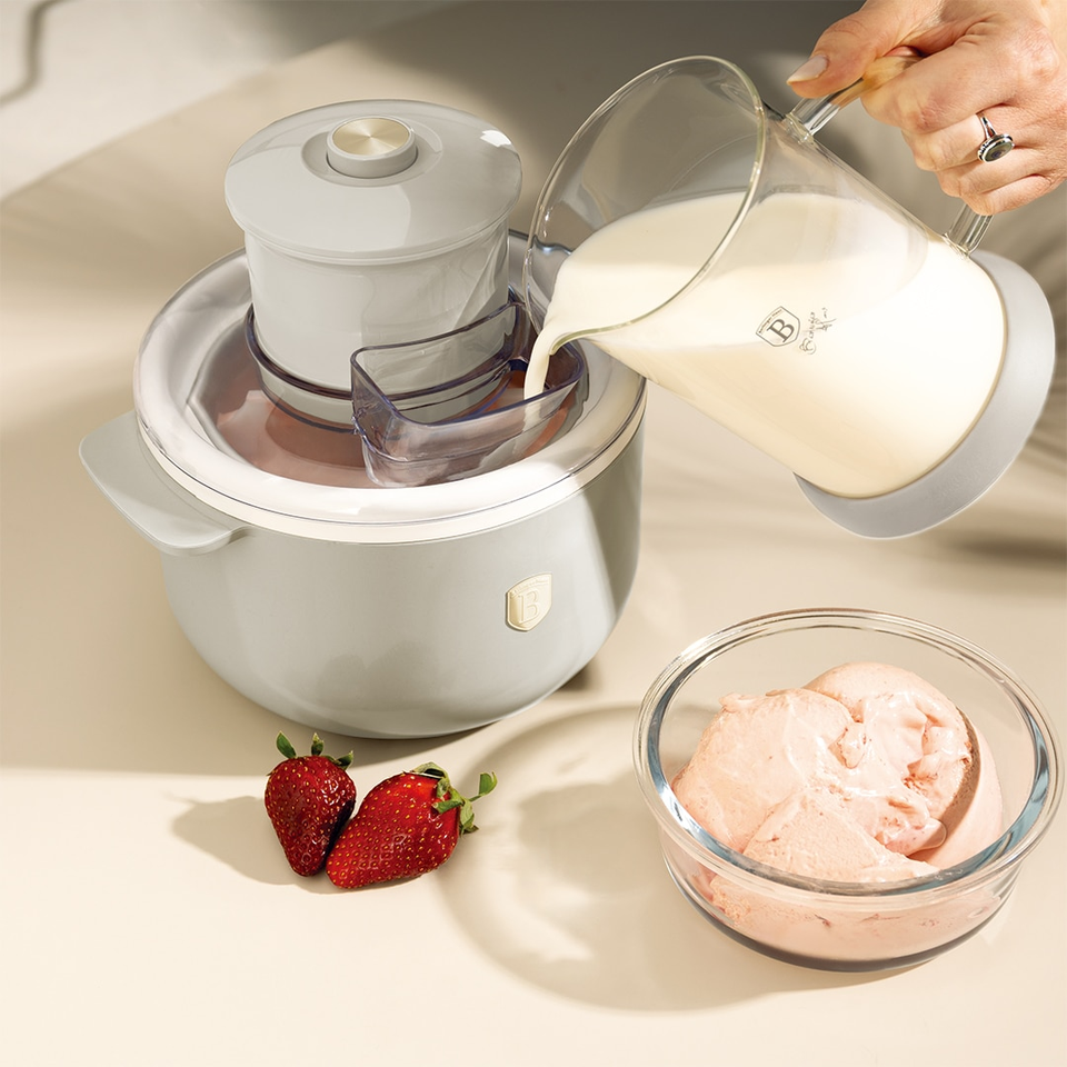 Berlinger Haus BH9954 Ice Cream Maker 1.1L Cream – Homemade Frozen Desserts