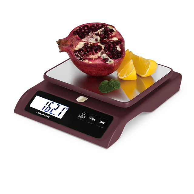Digital Kitchen Scale 6kg Bordeaux | BERLINGER HAUS BH9915