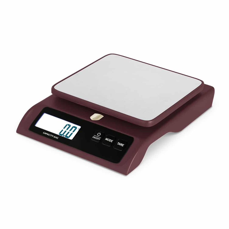 Digital Kitchen Scale 6kg Bordeaux | BERLINGER HAUS BH9915