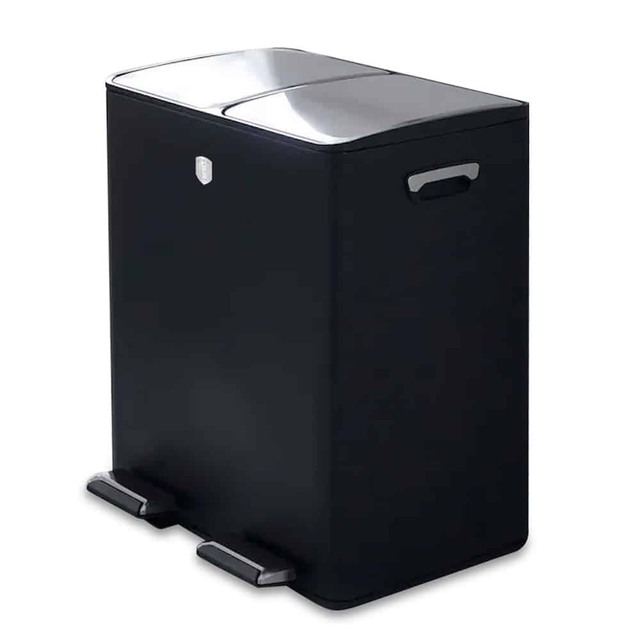 Pedal Bin 2×30L Berlinger Haus BH8883 | Black & Rose Gold