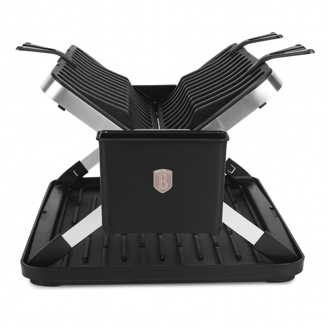Dish Rack Berlinger Haus BH8893 | Black & Rose Gold
