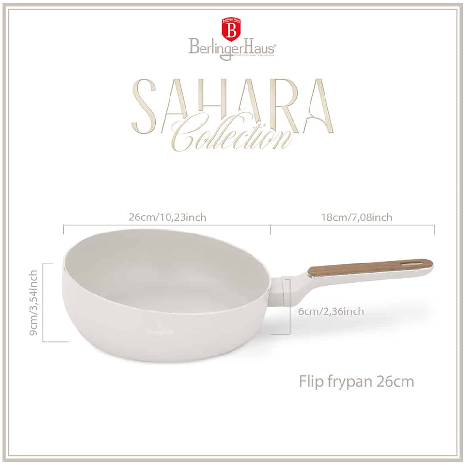 Flip Frypan 26 cm Berlinger Haus BH8313 | Sahara Nordic