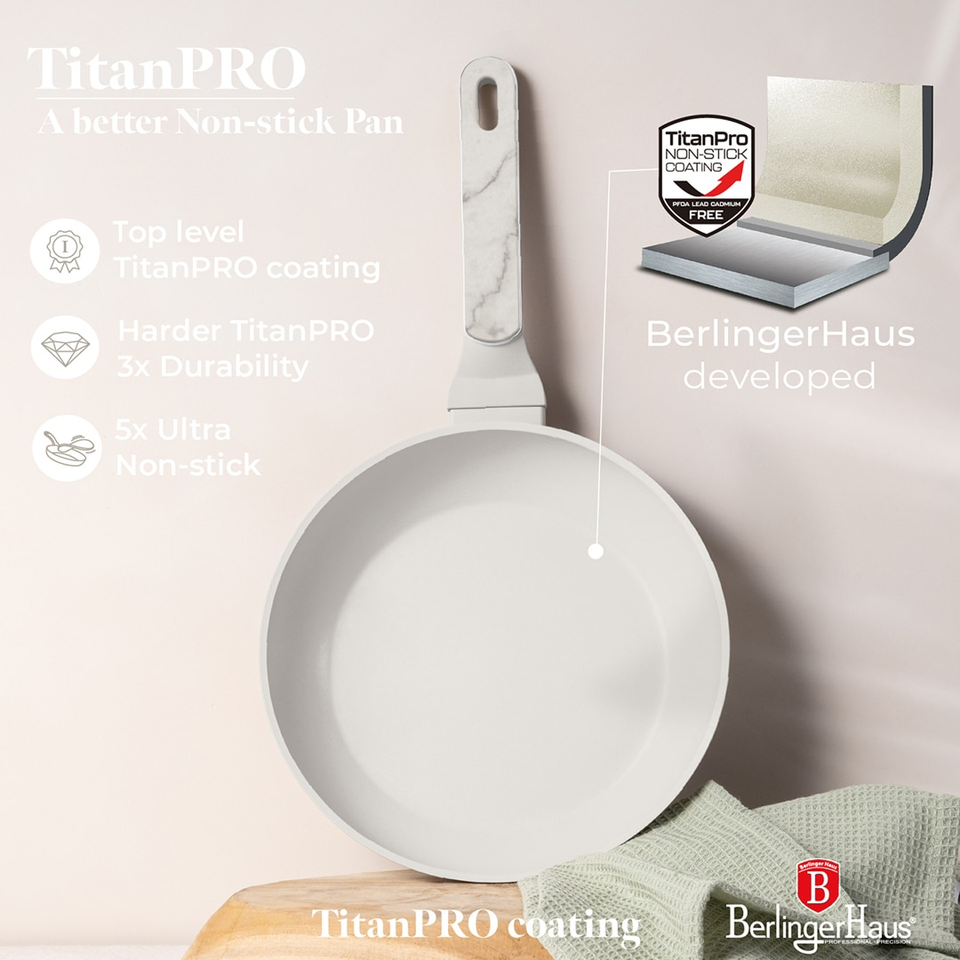 Frypan 24 cm Berlinger Haus BH8384 | Sahara Marble