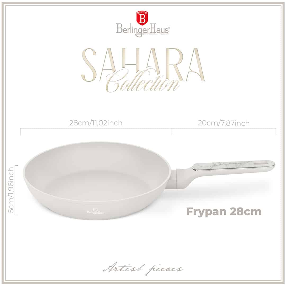 Frypan 28 cm Berlinger Haus BH8385 | Sahara Marble