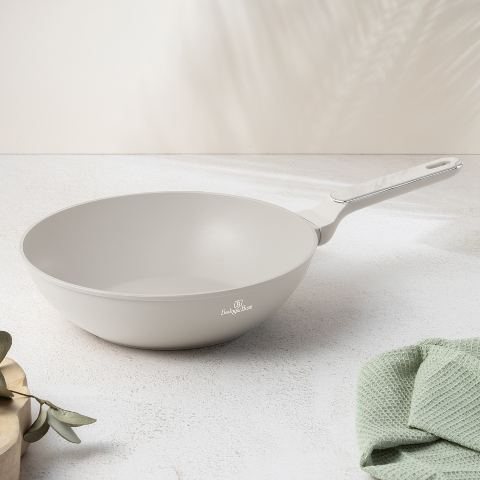 Wok pan 28 cm Berlinger Haus BH8391 | Sahara Marble Collection