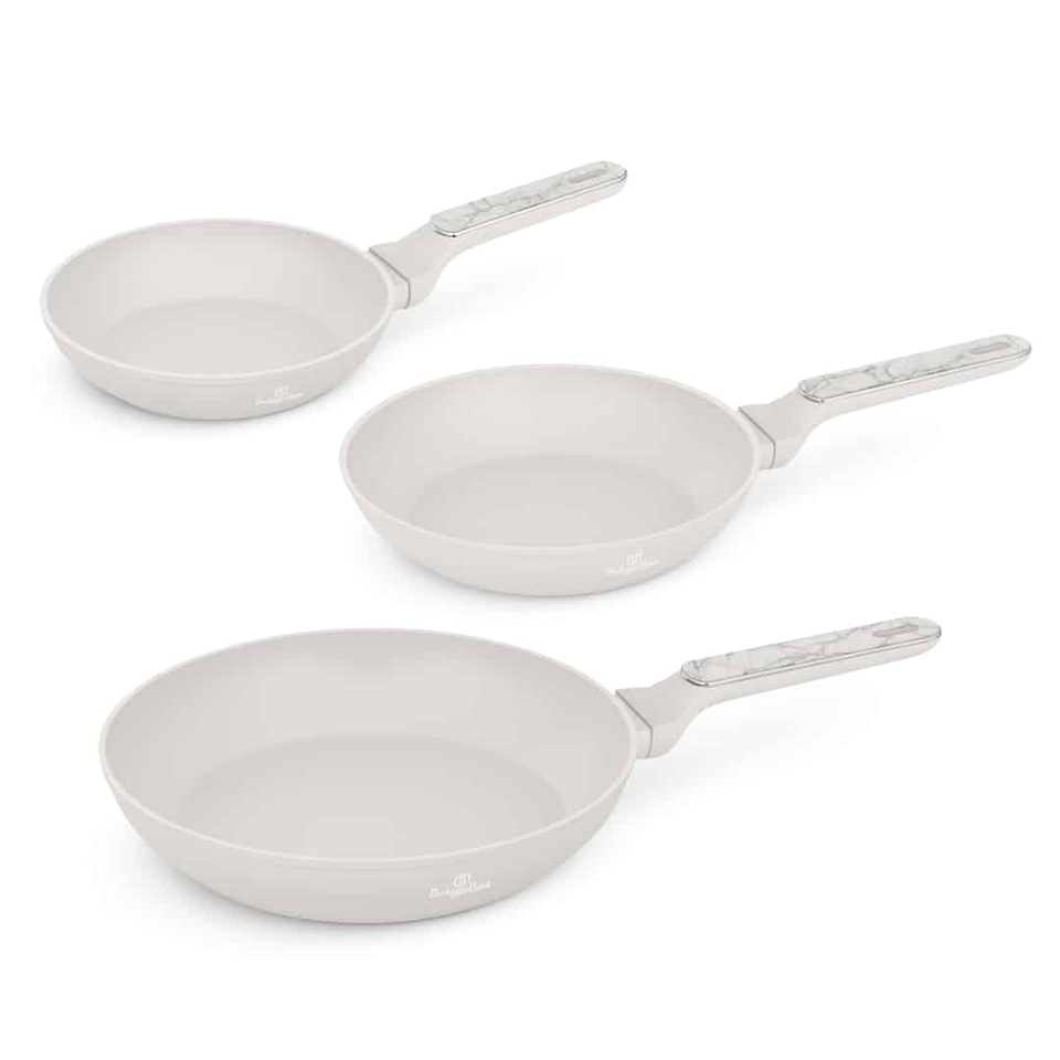 Berlinger Haus BH8398 – 3 Piece Frypan Set | Sahara Marble Collection