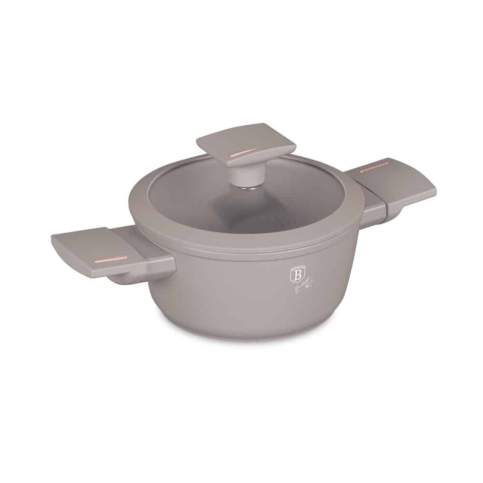 Berlinger Haus BH8286 – Mini Casserole with Lid for Kids 14 cm | Taupe Collection