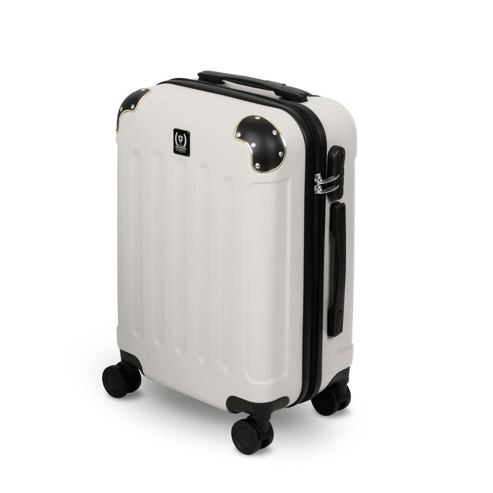 3 Piece Suitcase Set Swiss Hufeisen SF5003 | Cream & Gold