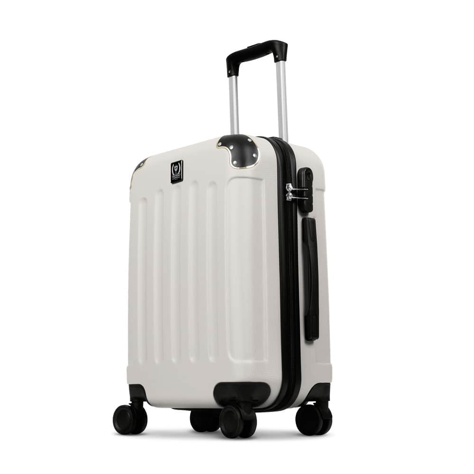 3 Piece Suitcase Set Swiss Hufeisen SF5003 | Cream & Gold