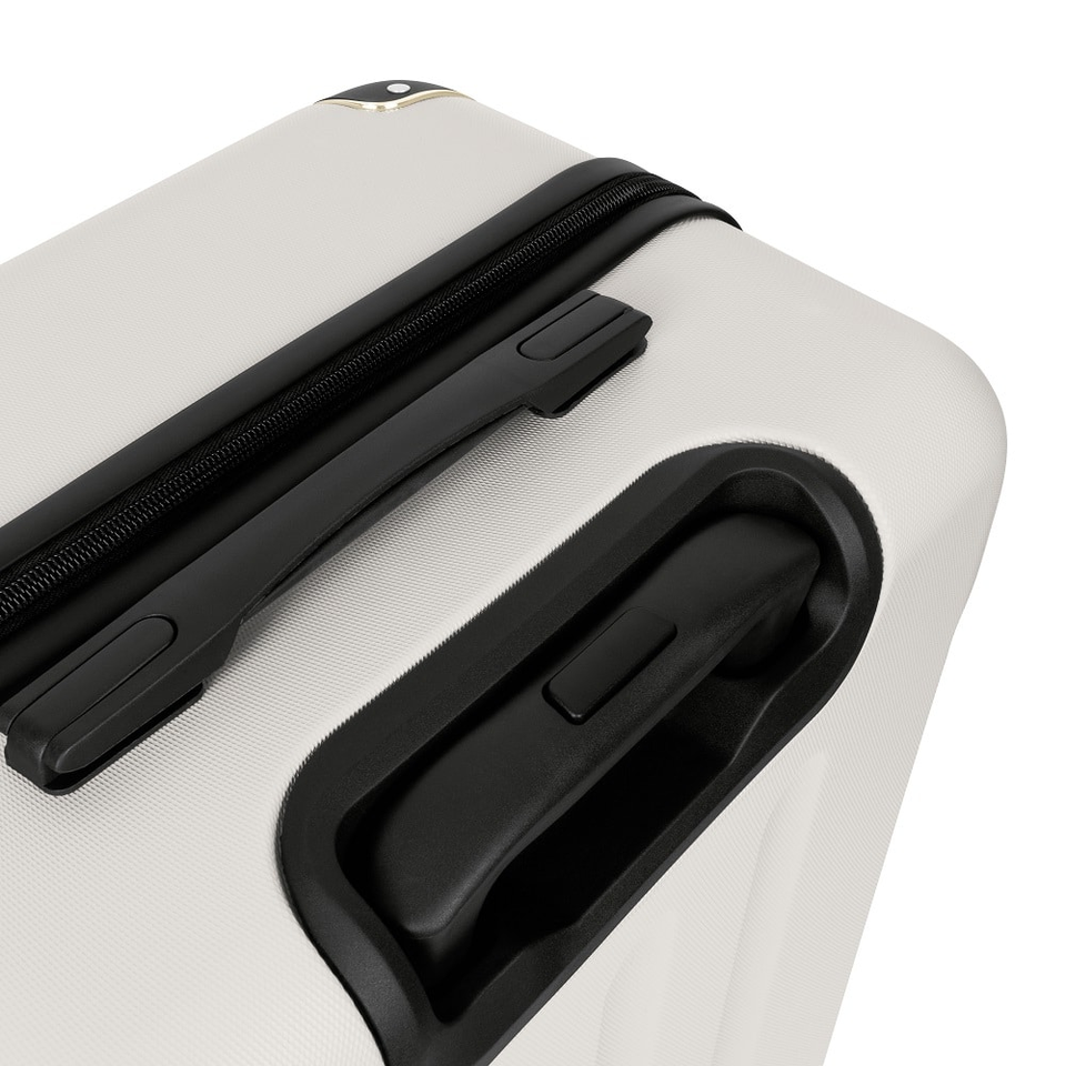 3 Piece Suitcase Set Swiss Hufeisen SF5003 | Cream & Gold