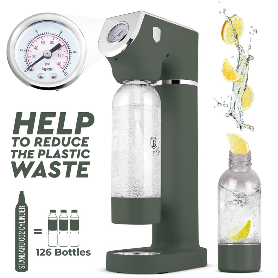Berlinger Haus BH9785 – Soda Maker with 2 Bottles and Barometer | Matt Green
