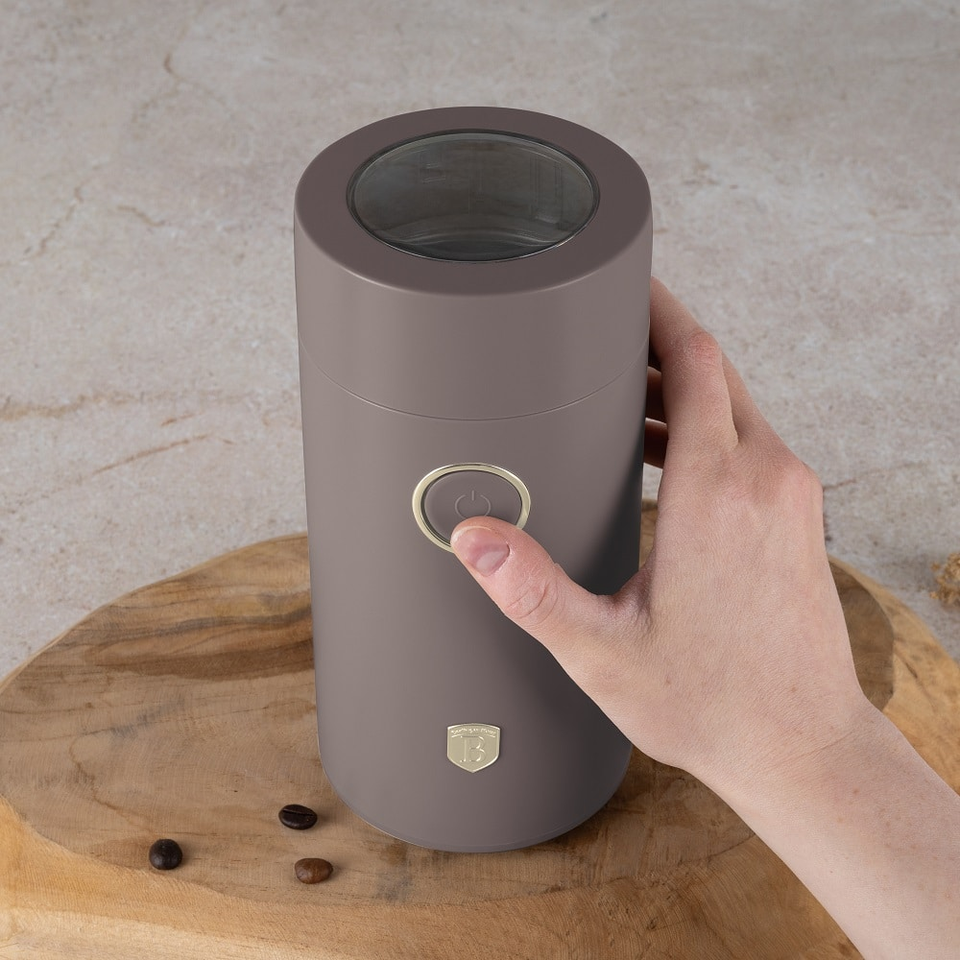 Berlinger Haus BH9784 – Electric Coffee Grinder | Taupe