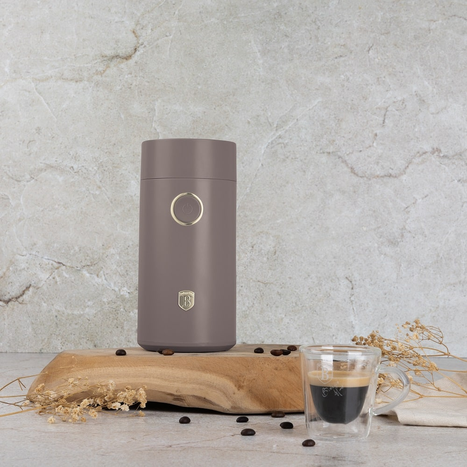 Berlinger Haus BH9784 – Electric Coffee Grinder | Taupe