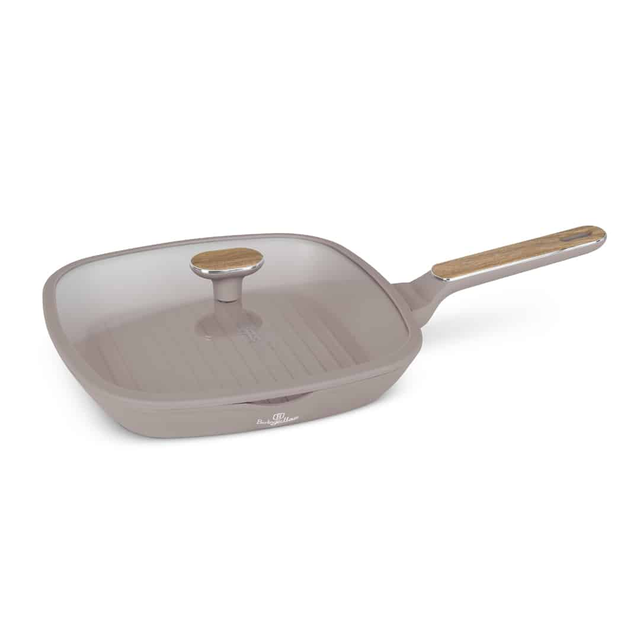 Grill Pan with Lid Berlinger Haus BH8336 |Taupe Nordic