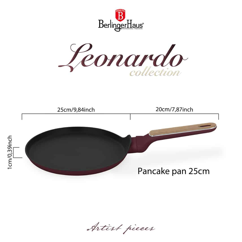 Pancake Pan Berlinger Haus BH8291 Leonardo Nordic 25 cm
