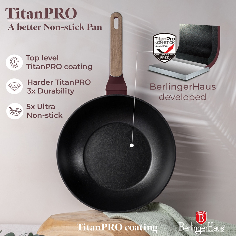 Wok 28 cm Berlinger Haus BH8296 Leonardo Nordic