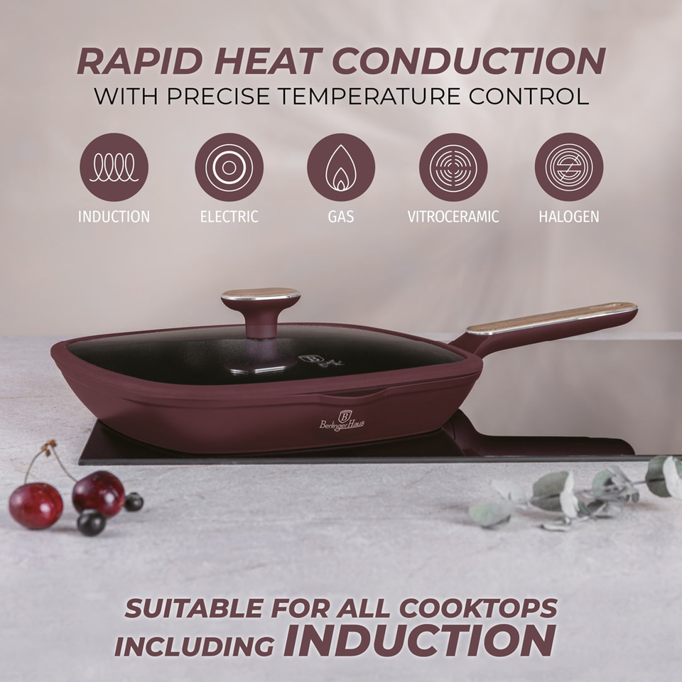 Grill Pan Berlinger Haus BH8298 Leonardo Nordic