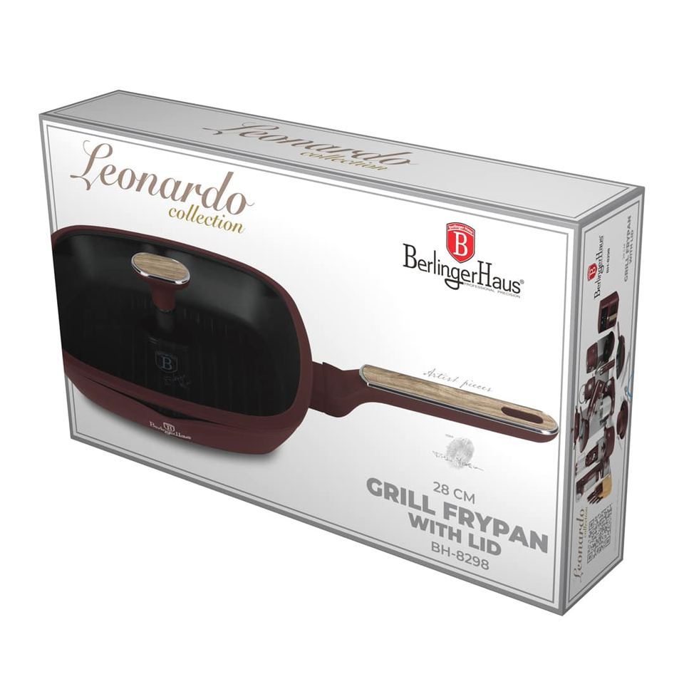 Grill Pan Berlinger Haus BH8298 Leonardo Nordic