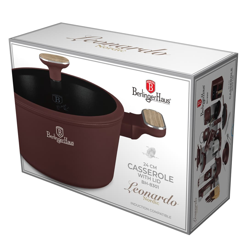 Casserole Berlinger Haus BH8301 – Leonardo Nordic 24 cm
