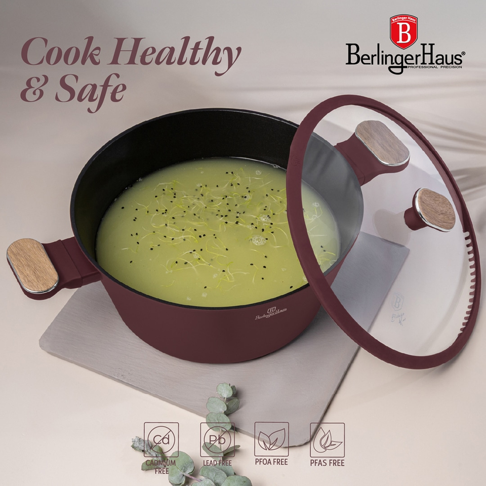 Casserole with Lid Berlinger Haus BH8302 Leonardo Nordic