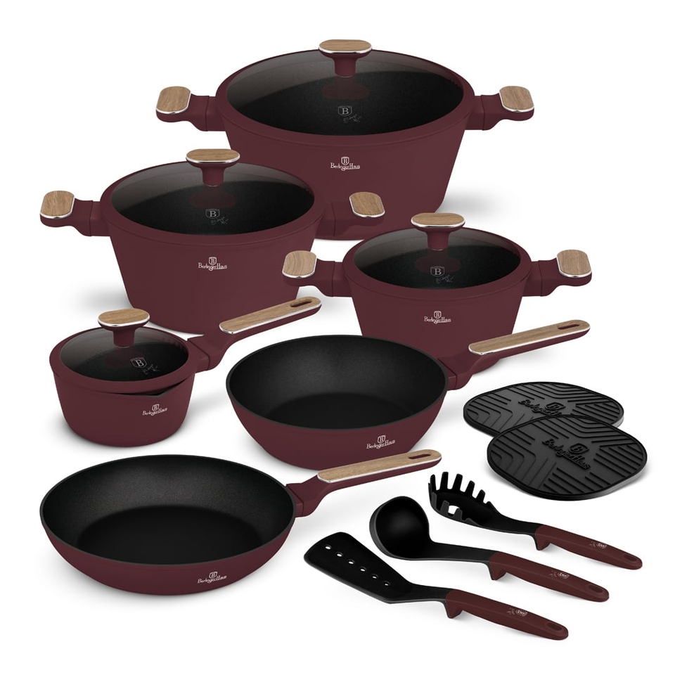 15 pcs Cookware Set Berlinger Haus BH8306 – Leonardo Nordic Collection