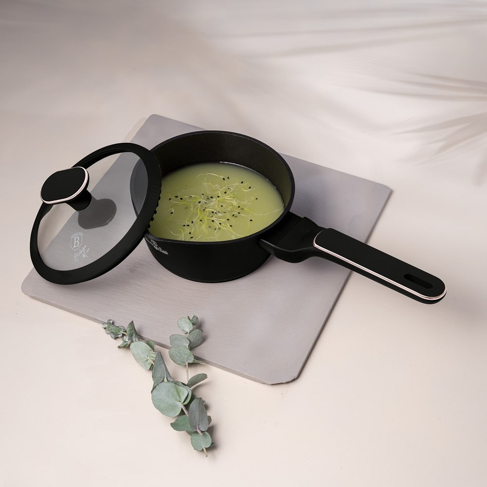 Saucepan with Lid Berlinger Haus BH8350 – Black Rose