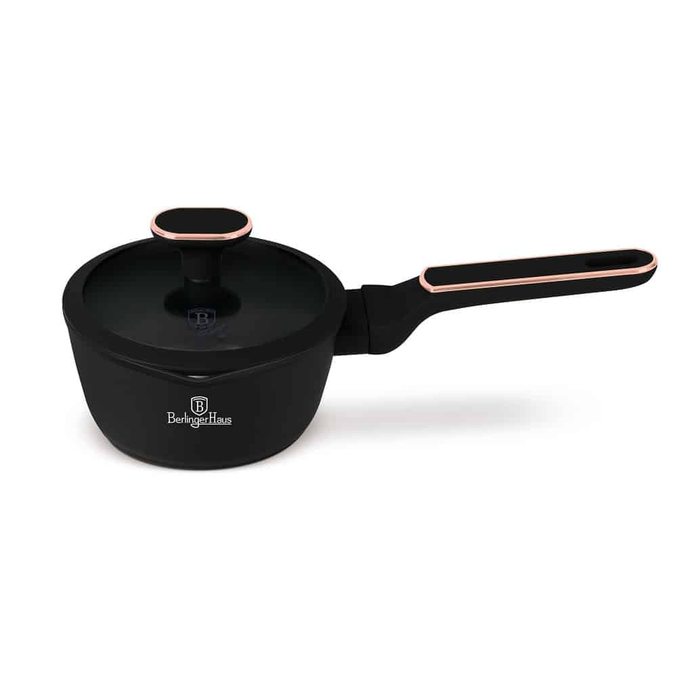 Saucepan with Lid Berlinger Haus BH8350 – Black Rose