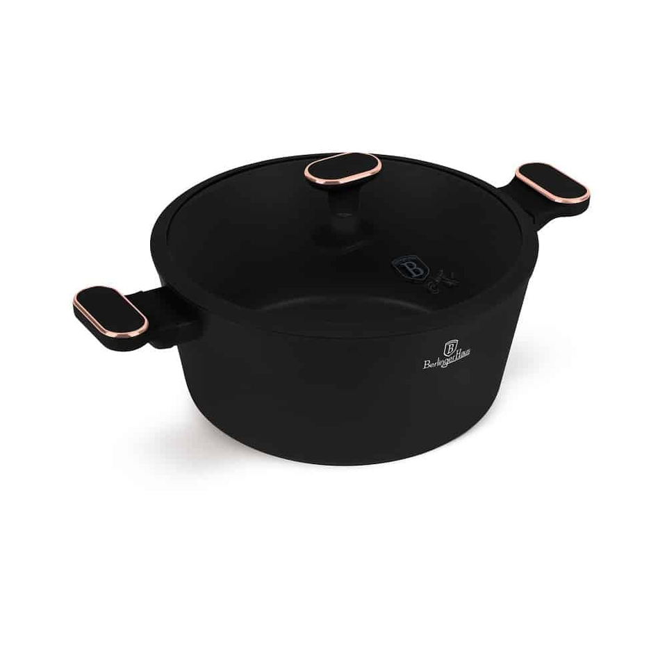 Casserole with Lid Berlinger Haus BH8359 – Black Rose/28 cm