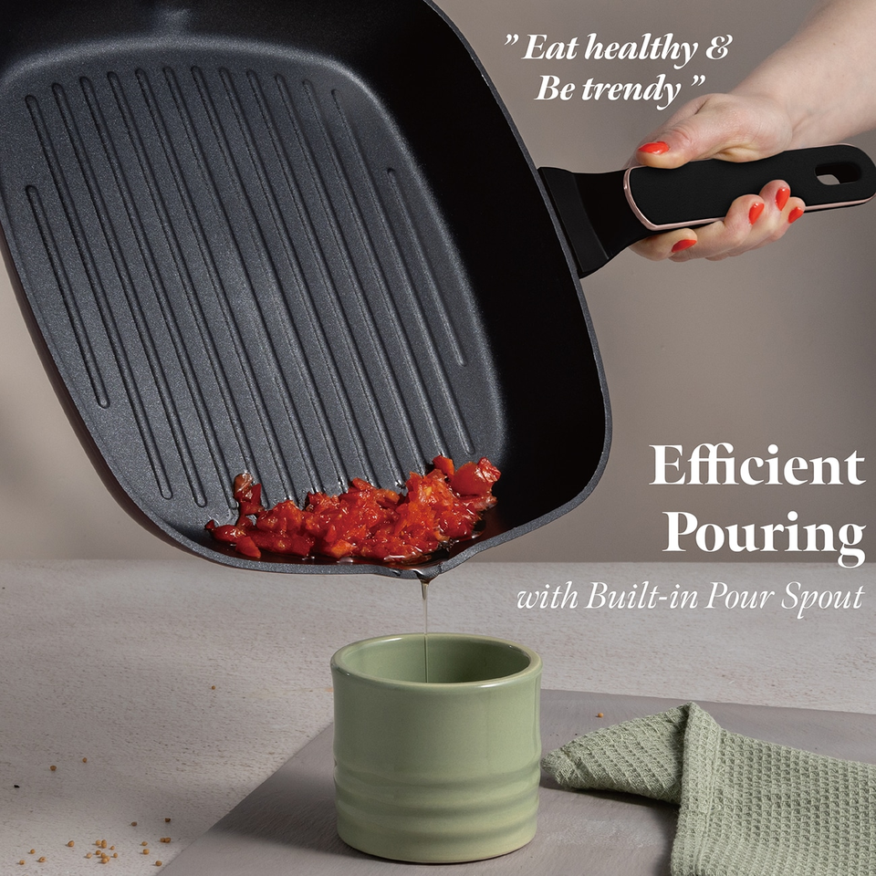 3 pcs Frypan Set Berlinger Haus BH8361 – Black Rose