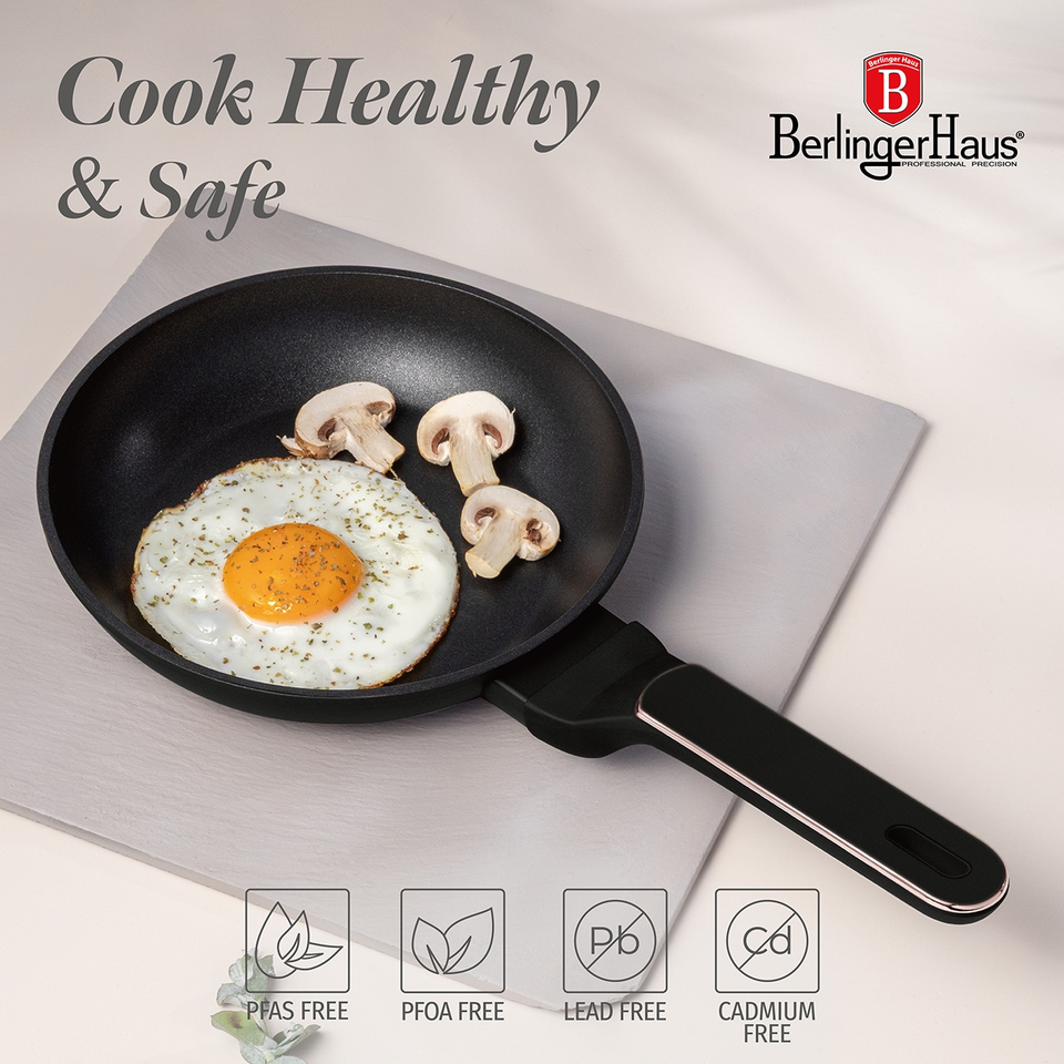 10 pcs Cookware Set Berlinger Haus BH8362 – Black Rose