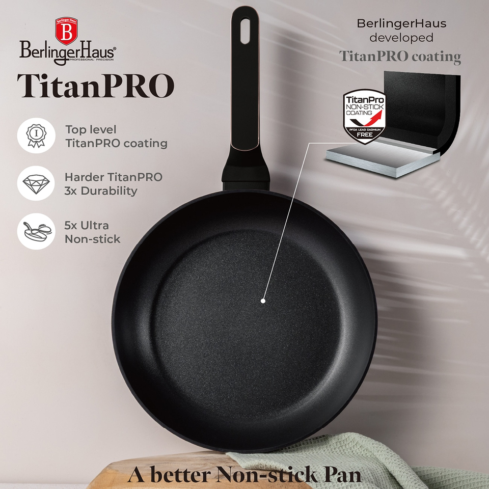 15 pcs Cookware Set Berlinger Haus BH8363 – Black Rose