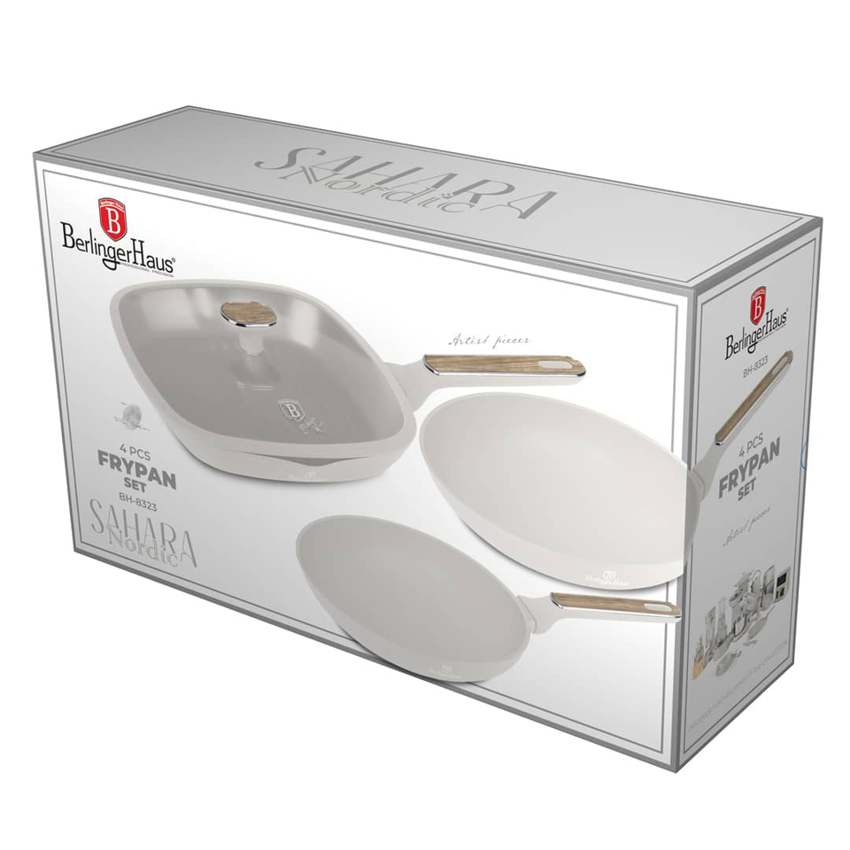4 pcs Frypan Set Berlinger Haus BH8323 – Sahara Nordic
