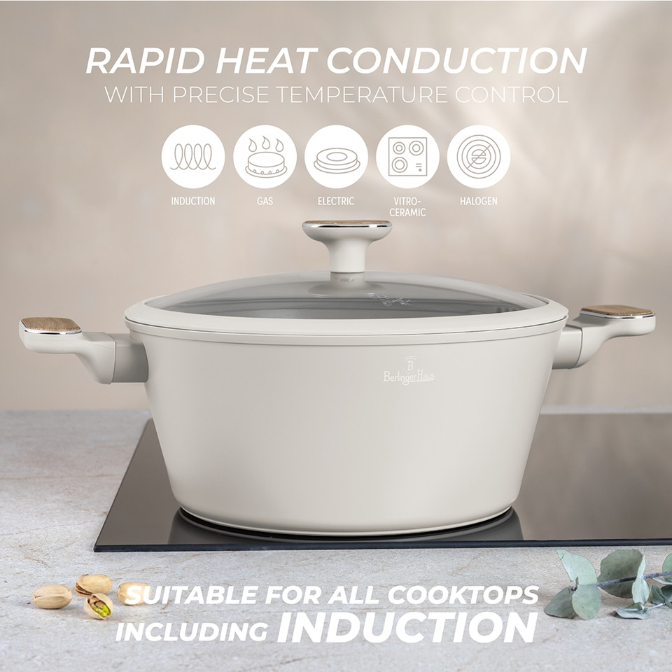 Casserole with Lid, Sahara Nordic, Berlinger Haus BH8321,Ø28