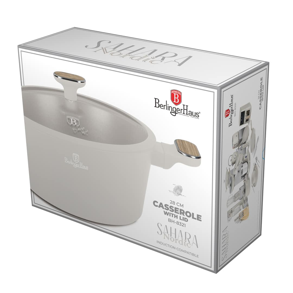 Casserole with Lid, Sahara Nordic, Berlinger Haus BH8321,Ø28