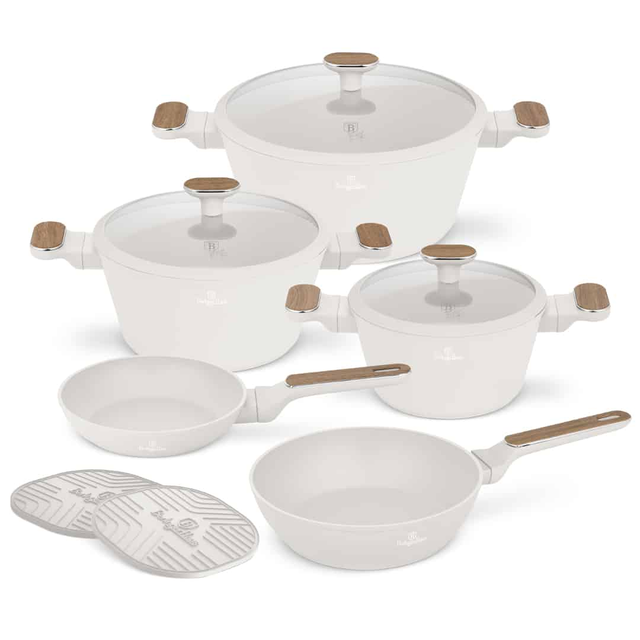 10 pcs Cookware Set Berlinger Haus BH8324 Sahara Nordic