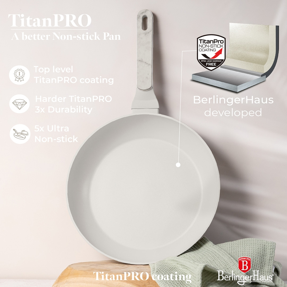 Berlinger Haus BH8401 – Sahara Marble 15 pcs Cookware Set