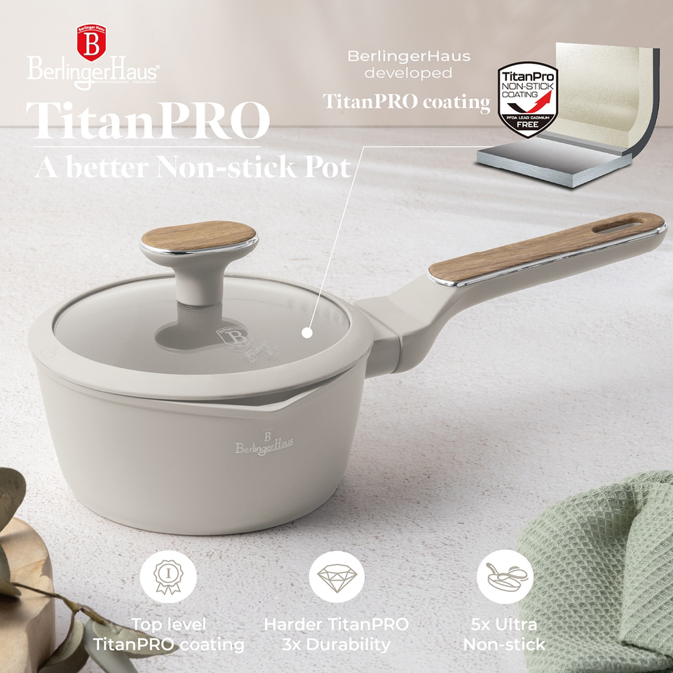 Berlinger Haus BH8312 – 16 cm Sahara Nordic Sauce Pan